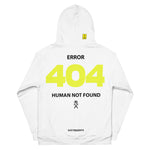 GAZ "404 ERROR" White Unisex Hoodie