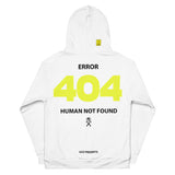 GAZ "404 ERROR" White Unisex Hoodie