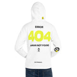 GAZ "404 ERROR" White Unisex Hoodie