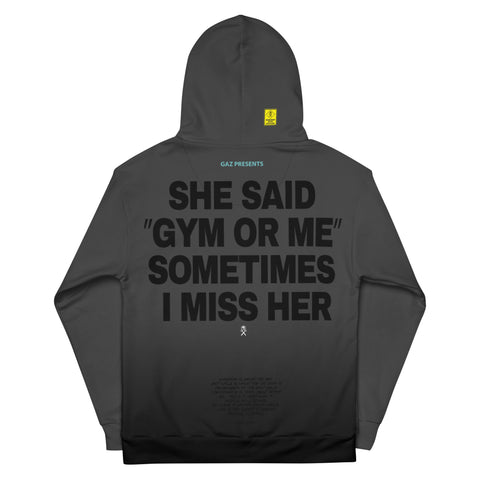 GAZ "GYM OR ME" Unisex Hoodie