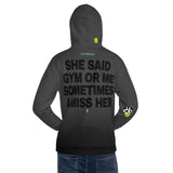 GAZ "GYM OR ME" Unisex Hoodie