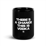 GAZ "vodka" Black Glossy Mug