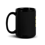 GAZ "get shit done" Black Glossy Mug