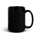 GAZ "get shit done" Black Glossy Mug