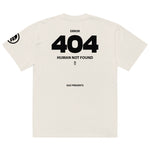 GAZ 404 ERROR Oversized faded t-shirt