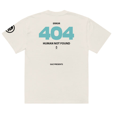 GAZ 404 ERROR Oversized faded t-shirt