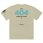 GAZ 404 ERROR Oversized faded t-shirt