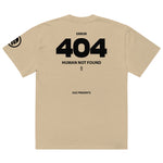 GAZ 404 ERROR Oversized faded t-shirt