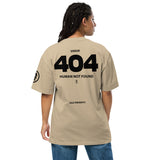 GAZ 404 ERROR Oversized faded t-shirt