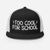 GAZ "too cool for school" black Trucker Cap