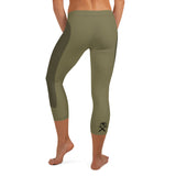 GAZ green Capri Leggings