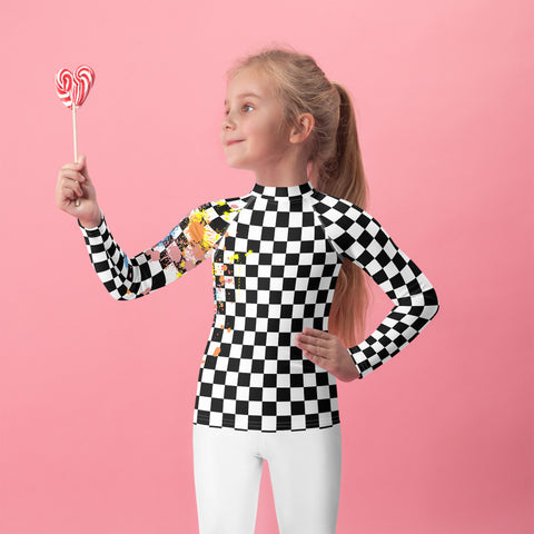 GAZ "Checkered" kidz rash guard