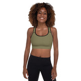 GAZ GREEN Padded Sports Bra