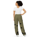 GAZ "STAR" All-over print unisex wide-leg pants