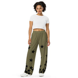 GAZ "STAR" All-over print unisex wide-leg pants