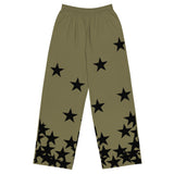 GAZ "STAR" All-over print unisex wide-leg pants