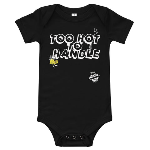 GAZ  "too hot to handle" Baby short sleeve one piece