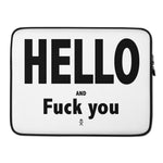 GAZ "HELLO AND..." Laptop Sleeve