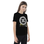 GAZ "no adults allowed" Organic black cotton kidz t-shirt