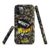 GAZ "what?" military Tough iPhone case