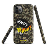 GAZ "what?" military Tough iPhone case