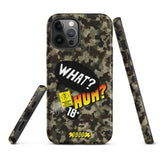 GAZ "what?" military Tough iPhone case