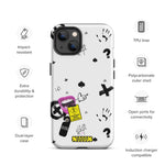 GAZ "doodles" Tough iPhone case