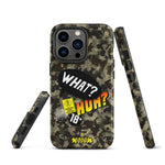 GAZ "what?" military Tough iPhone case