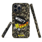 GAZ "what?" military Tough iPhone case