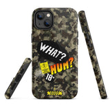 GAZ "what?" military Tough iPhone case