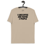 GAZ "i like coffee" Unisex organic cotton t-shirt