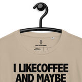 GAZ "i like coffee" Unisex organic cotton t-shirt