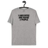 GAZ "i like coffee" Unisex organic cotton t-shirt