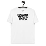 GAZ "i like coffee" Unisex organic cotton t-shirt